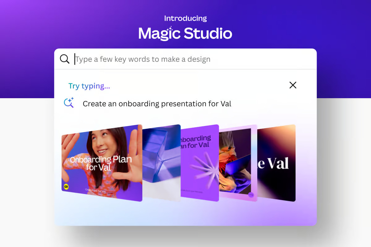 هوش مصنوعی Canva AI Magic Design